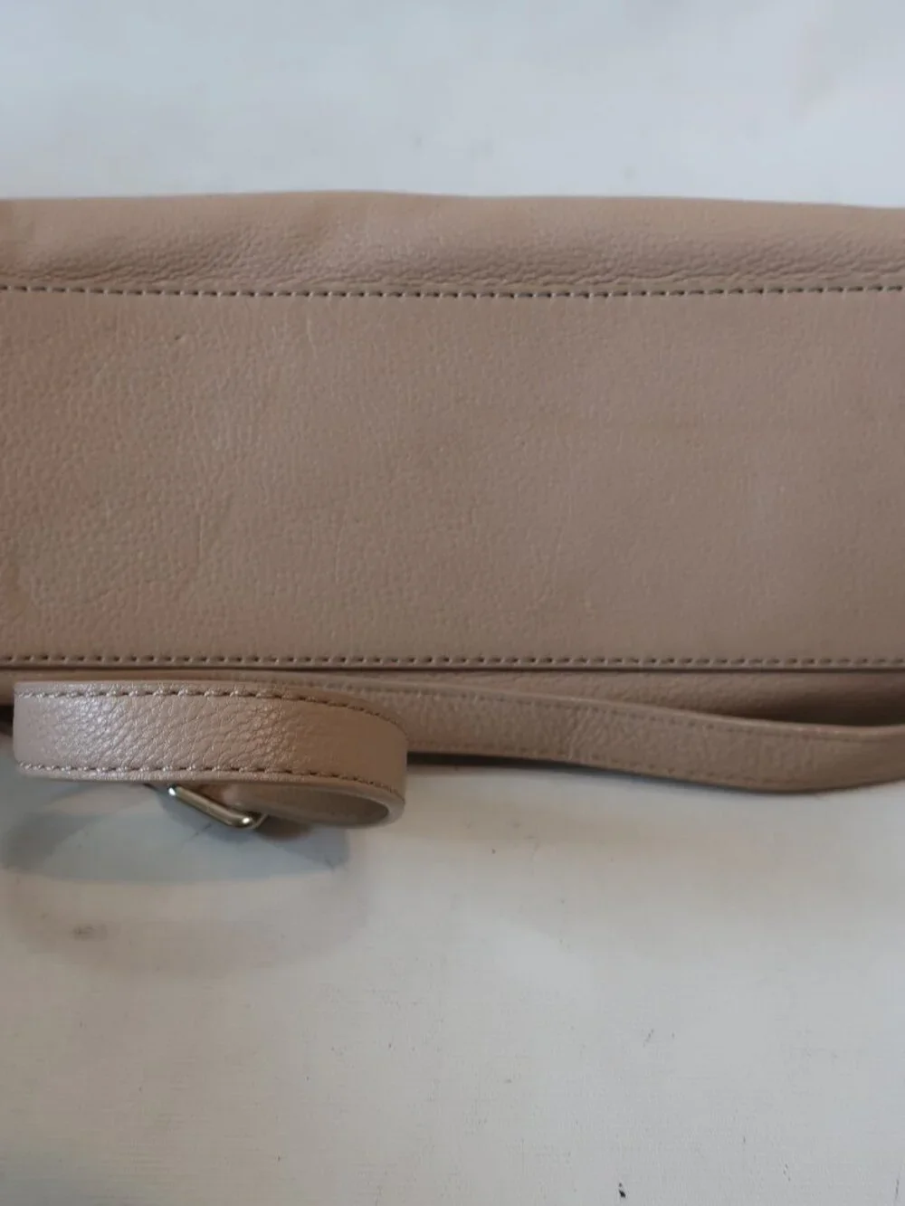 Women Kate Spade Beige Leather Crossbody Bag